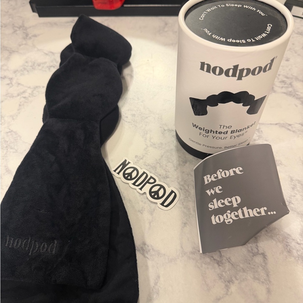 Nodpod Black Weighted Eye Mask